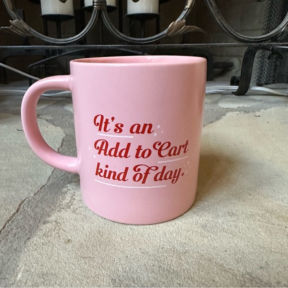 New Pink It’s an Add to Cart Kind of Day Coffee Mug - Picture 4 of 5